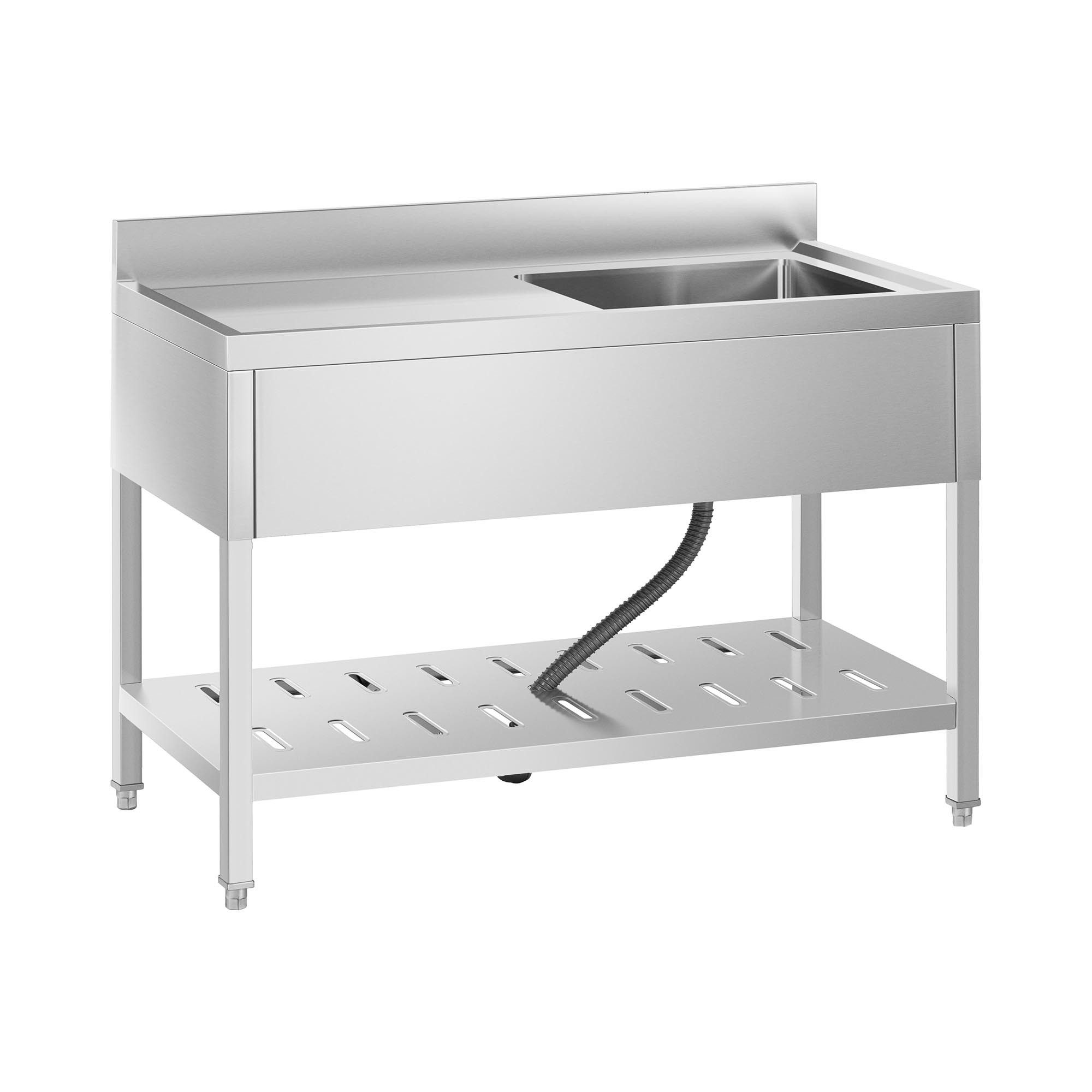 Royal Catering Spülenschrank Spültisch Spülbecken Edelstahlspüle günstig online kaufen