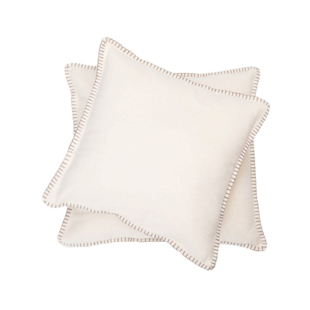 DAVID FUSSENEGGER Kissenbezug Kissenhülle Sylt 'Uni', Flanell günstig online kaufen