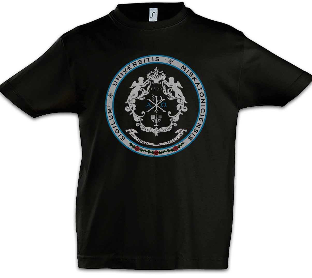 Print-Shirt Cthullhu Badge Kinder T-Shirt Call Horror Arkham H. P. Lovecraft