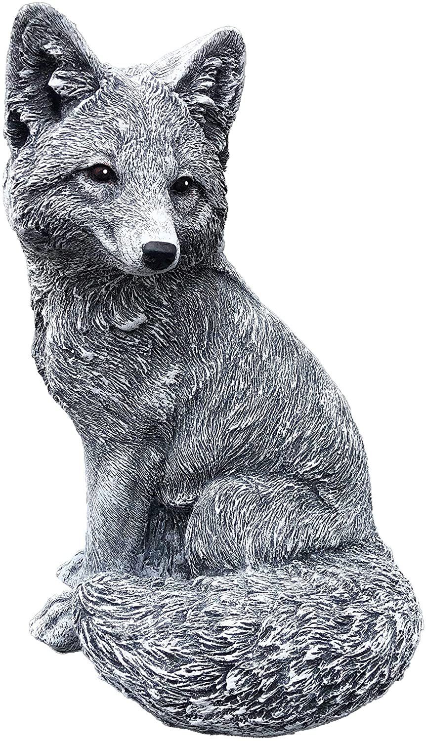 Stone and Style Gartenfigur Frostfeste Steinfigur Fuchs groß