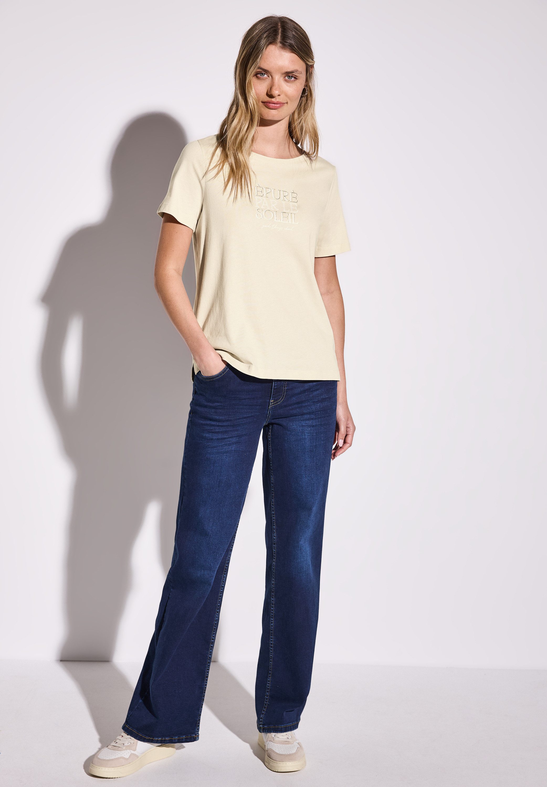 STREET ONE T-Shirt im soften Baumwoll-Mix
