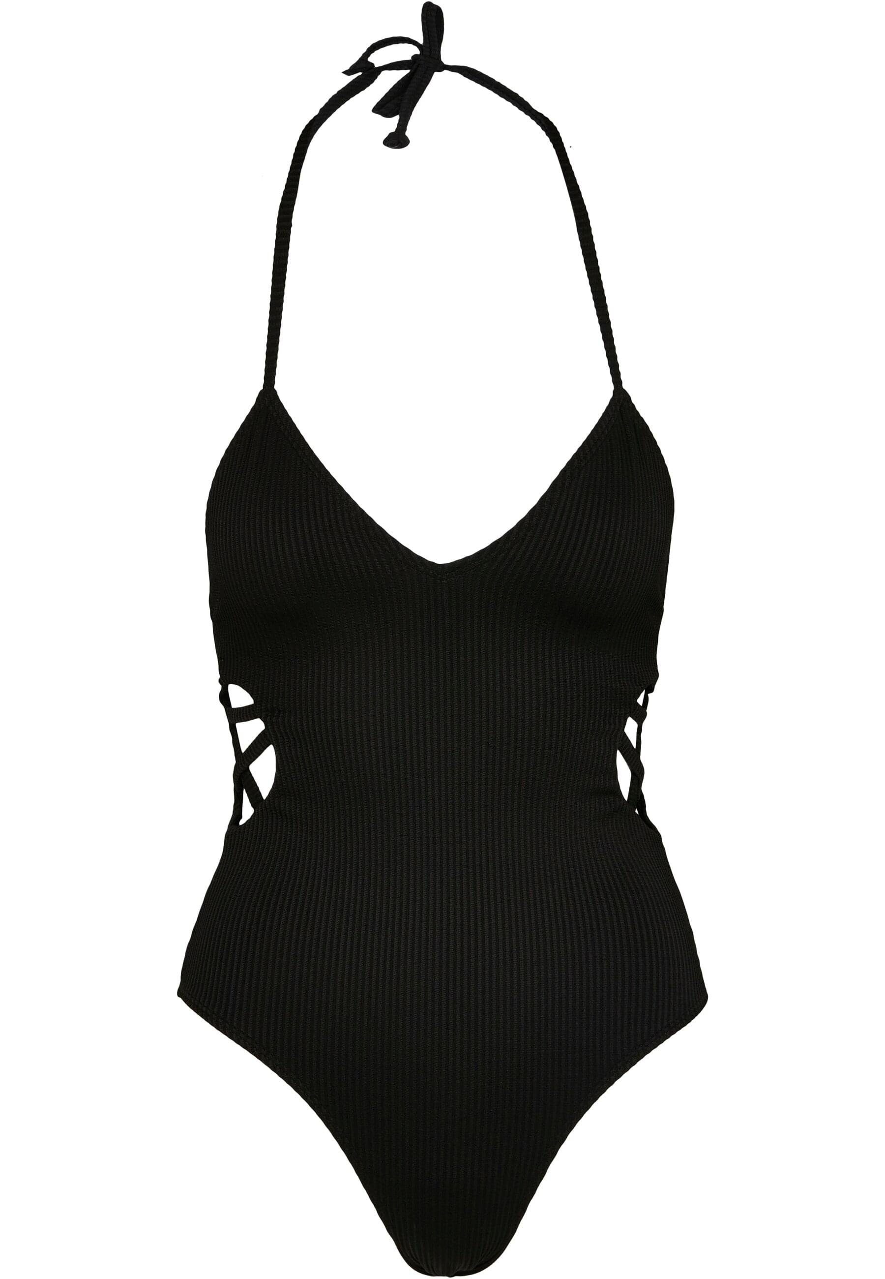 URBAN CLASSICS Monokini Urban Classics Damen Ladies Rib Swimsuit günstig online kaufen