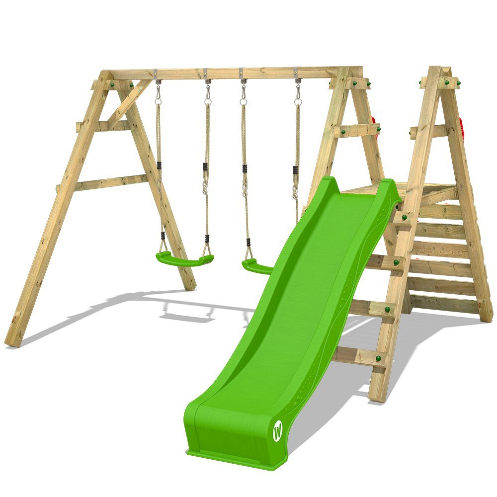 Wickey Doppelschaukel »Schaukelgestell Sky Slider Prime mit Rutsche