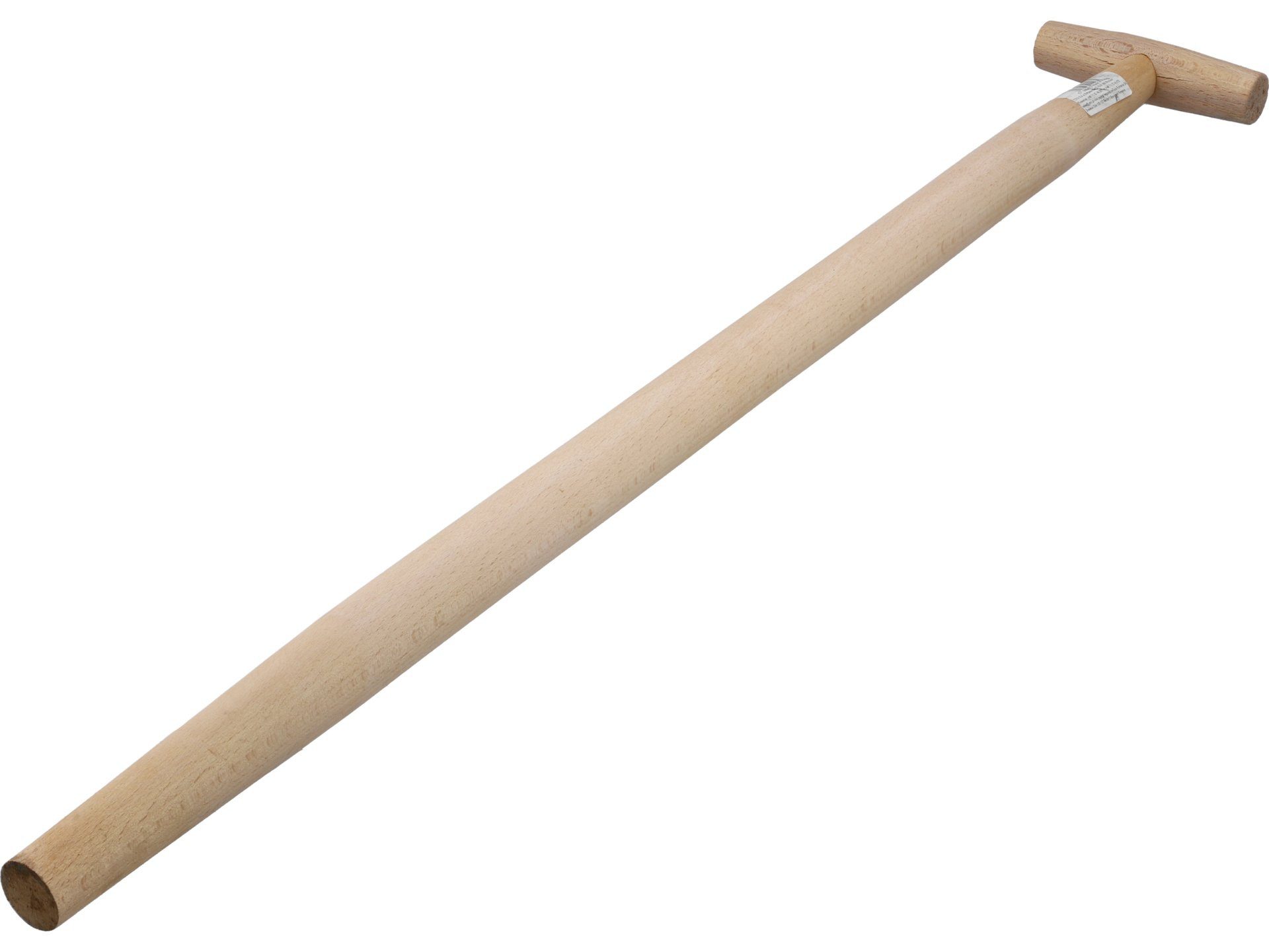 TRIZERATOP Spaten T-Griff-Stiel für Spaten, 90 cm, Buchenholz, Spatenstiel, stabil