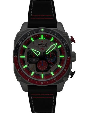 AVI-8 Chronograph AVI-8 AV-4100-03 Herrenuhr Hawker Hunter Dual Time