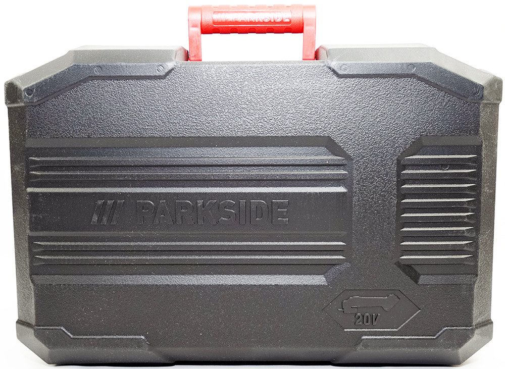 Parkside Akku-Winkelschleifer 20V Akku Winkelschleifer PWSA 20 im Transportkoffer, max. 11500 U/min