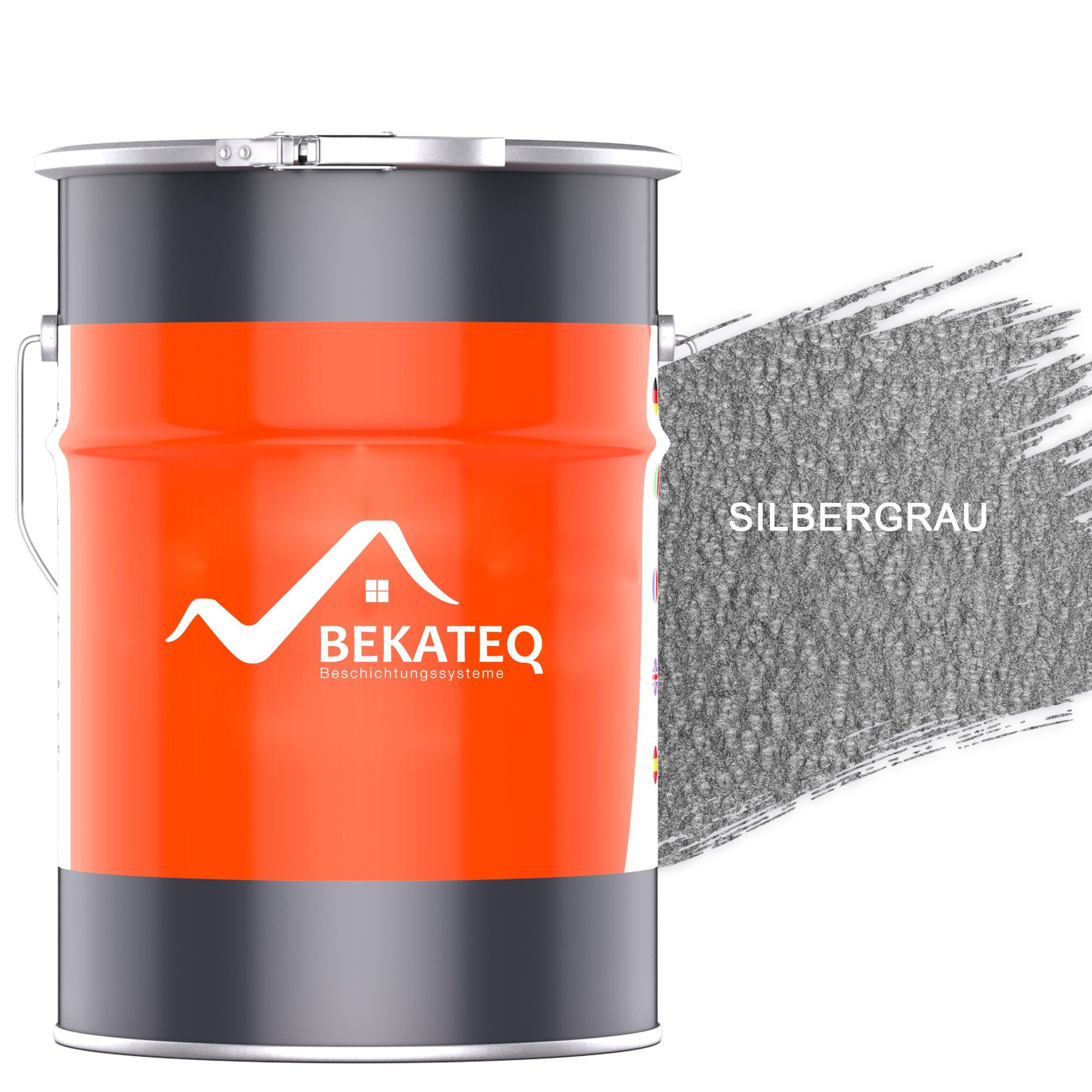 BEKATEQ Metallschutzlack LS-590 Hammerschlaglack, glänzend, Rostschutz, Hammerschlagfarbe aussen innen
