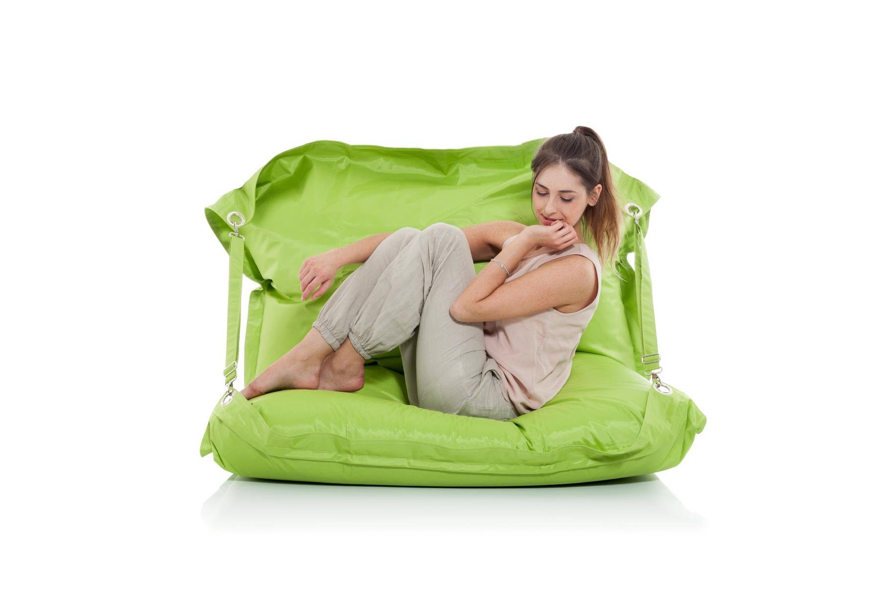 XXL Sessel), Sitzkissen & Bean-Bag Supreme & Kinder Sitzsack Sitzsack Erwachsene Indoor (Riesensitzsack, Outdoor für Limetten-Grün 450L Smoothy