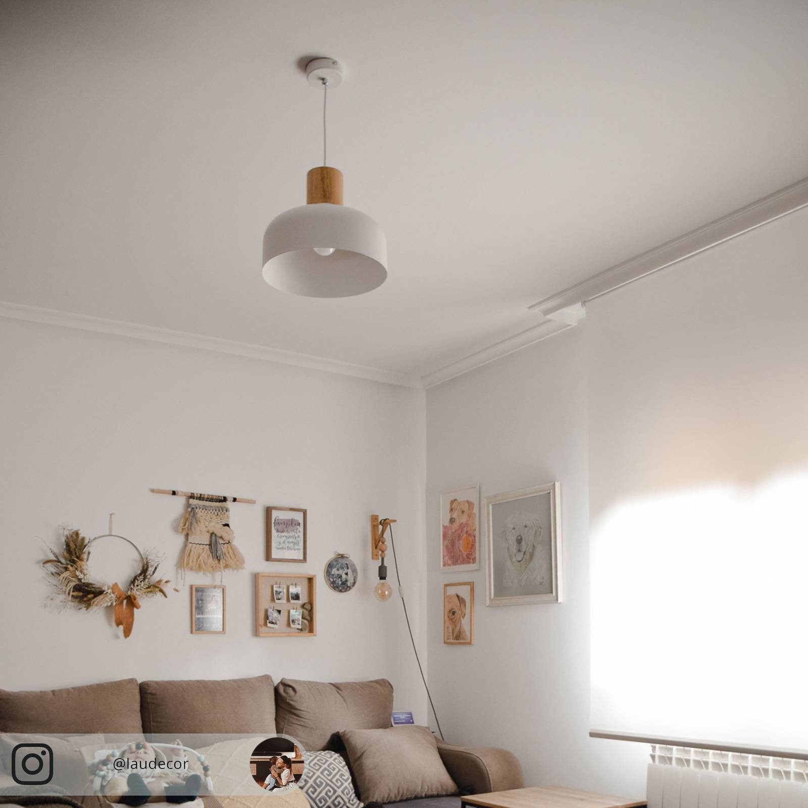 Lindby Hängeleuchte Carlise, Metall, Weiß IP20, 1 x 60 W günstig online kaufen