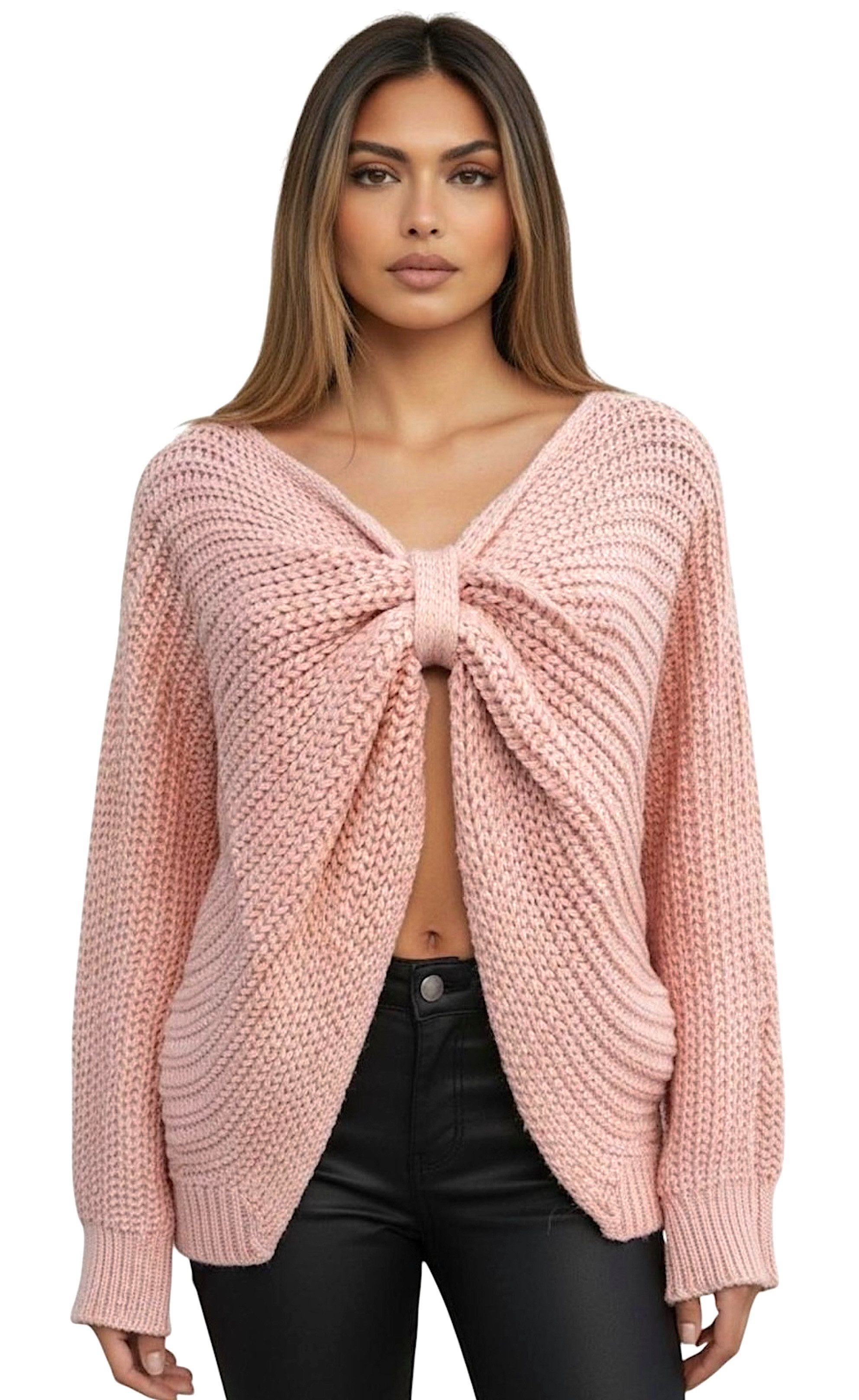 Worldclassca Cardigan WORLDCLASSCA Damen Cardigan Strickjacke mit Schleife günstig online kaufen
