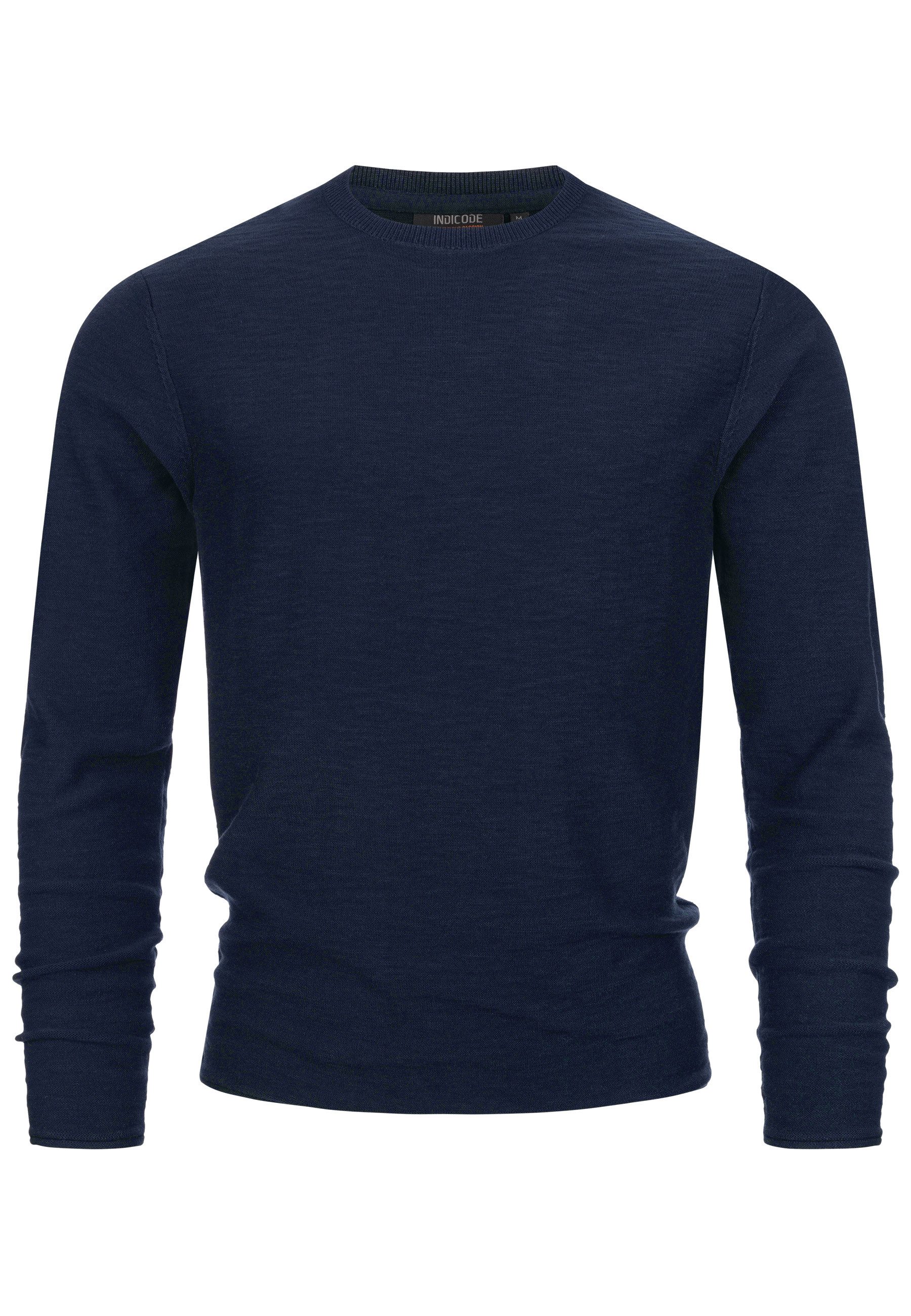 Indicode Strickpullover Herren INMacedonio Pullover Herrenpullover Langarms günstig online kaufen