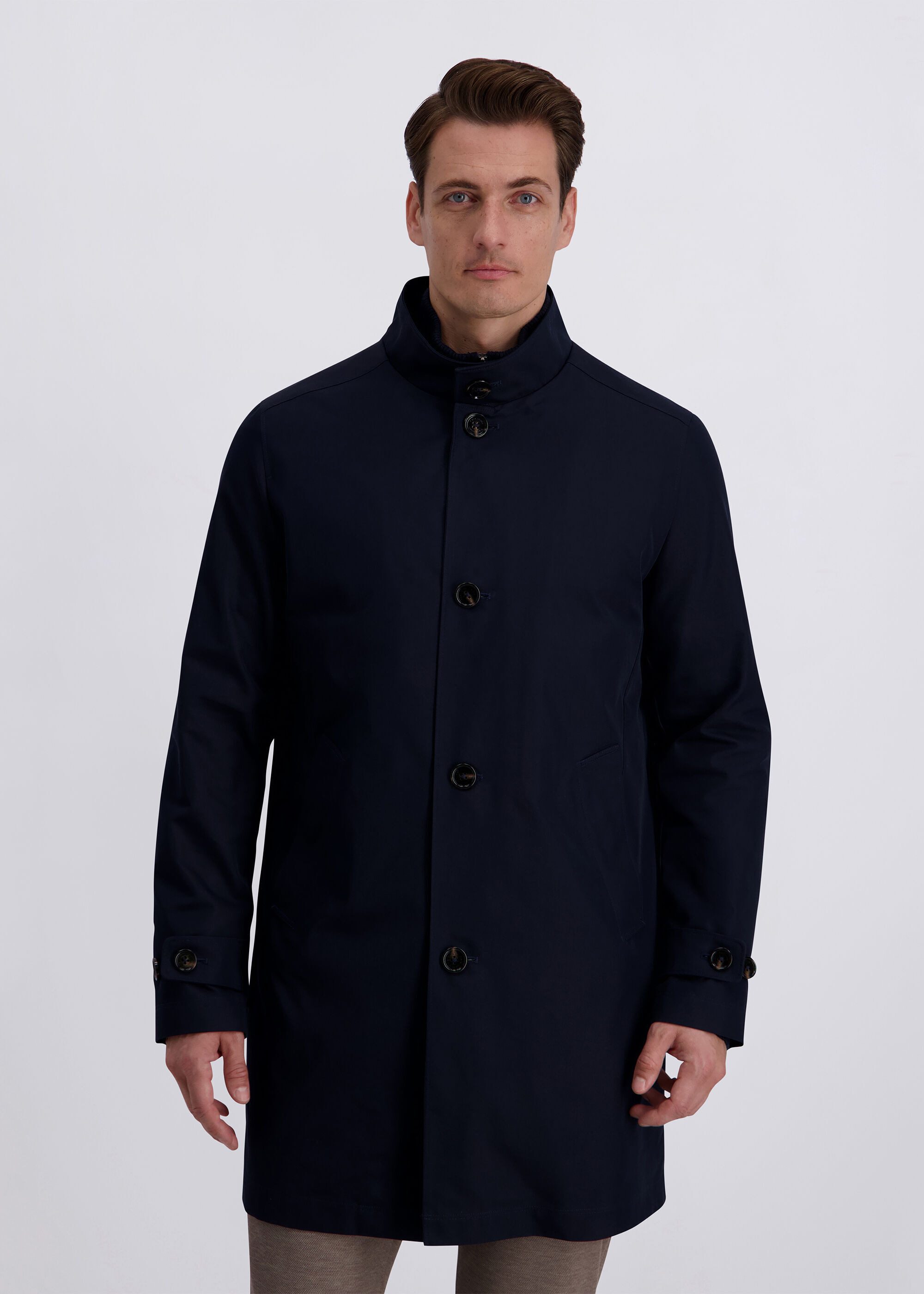 Pierre Cardin Kurzmantel mit knöpfbarem Stehkragen günstig online kaufen