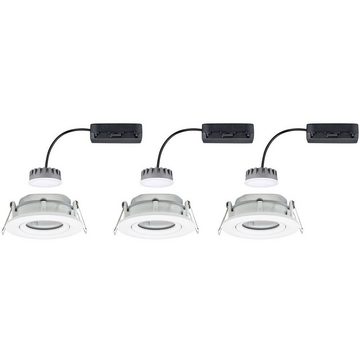 Paulmann LED Einbauleuchte LED Einbauleuchte Nova Plus Coin Basisset, Dimmbar, Schwenkbar, Geringe Einbautiefe