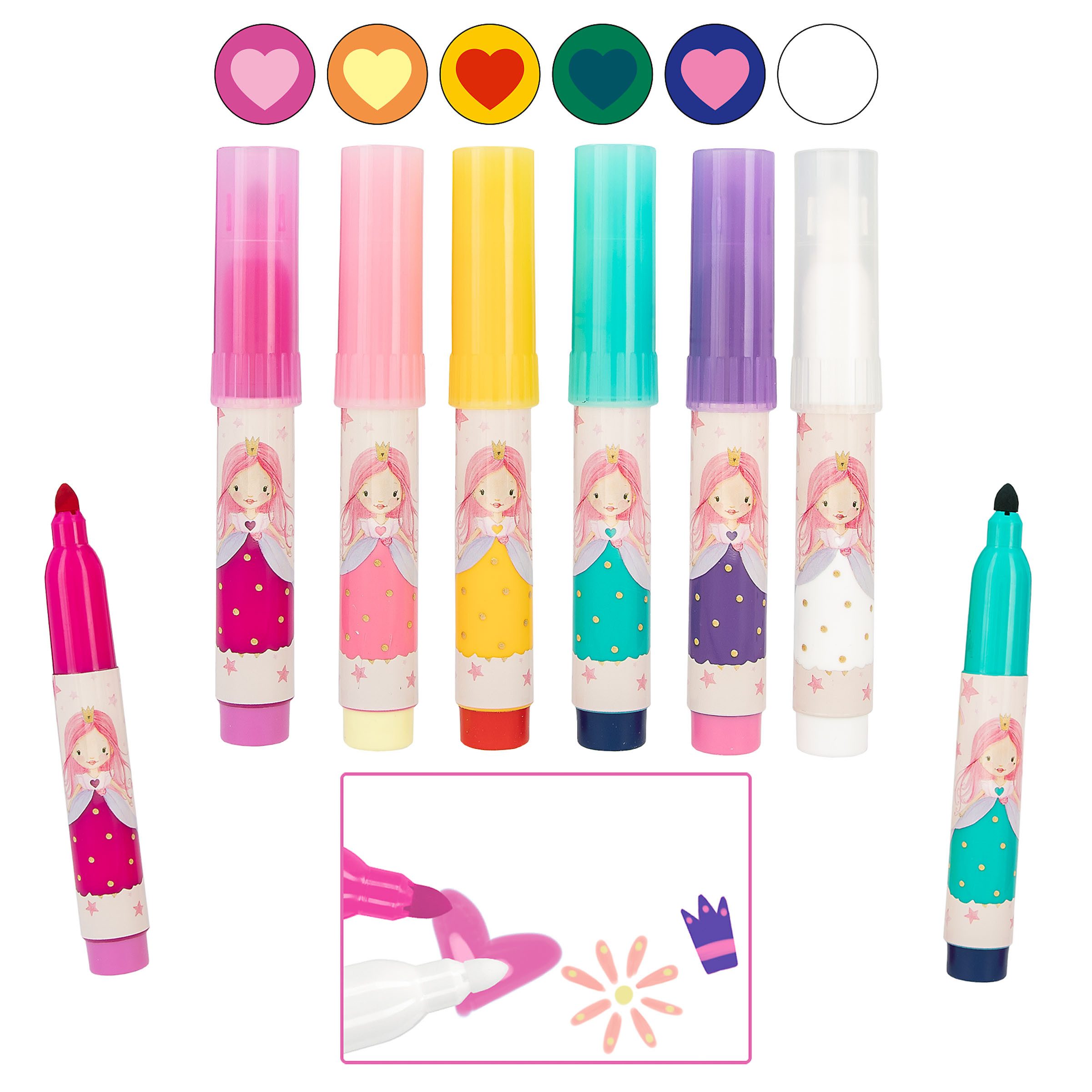 Filzstift DEPESCHE Princess Mimi Filzstifte Magisch 6 Stück