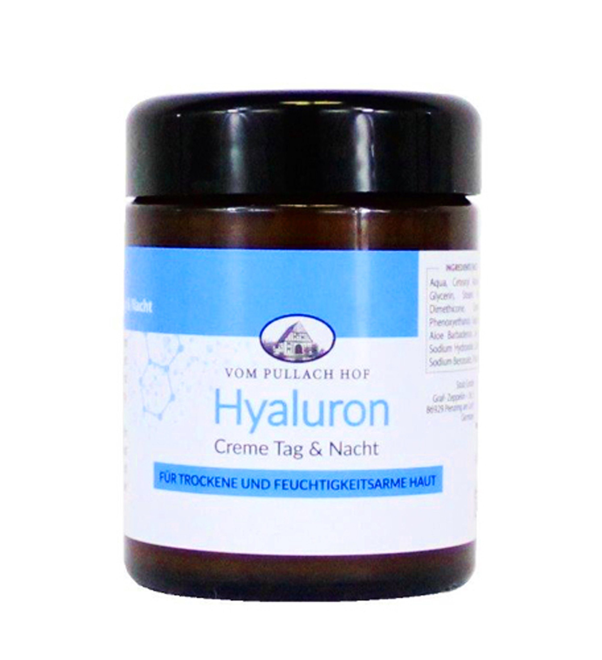 vom Pullach Hof Feuchtigkeitscreme Feuchtigkeitscreme mit Hyaluron 100ml Pullach Hof Creme Hautcreme Salbe Balsam 4