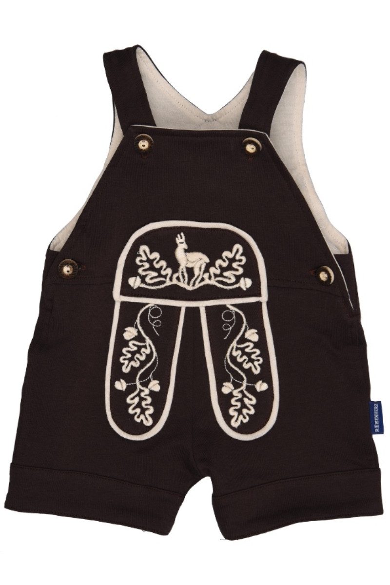 P.Eisenherz Trachtenkleid Babyhose - KLOANE KRACHLEDERNE - dunkelbraun