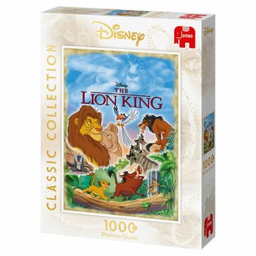Jumbo Spiele Puzzle Disney Classic Collection König der Löwen, 1000 Puzzleteile