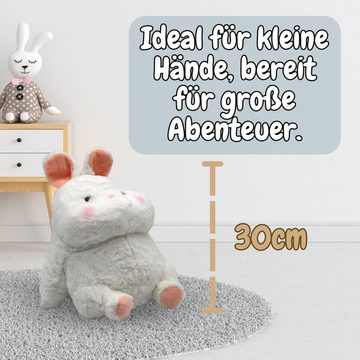 Grimm Kuscheltier Kuschel Hase Plüschtier - Weicher Stoff-Hase für Kinder, 32cm (1 Stück), Sehr weich & groß