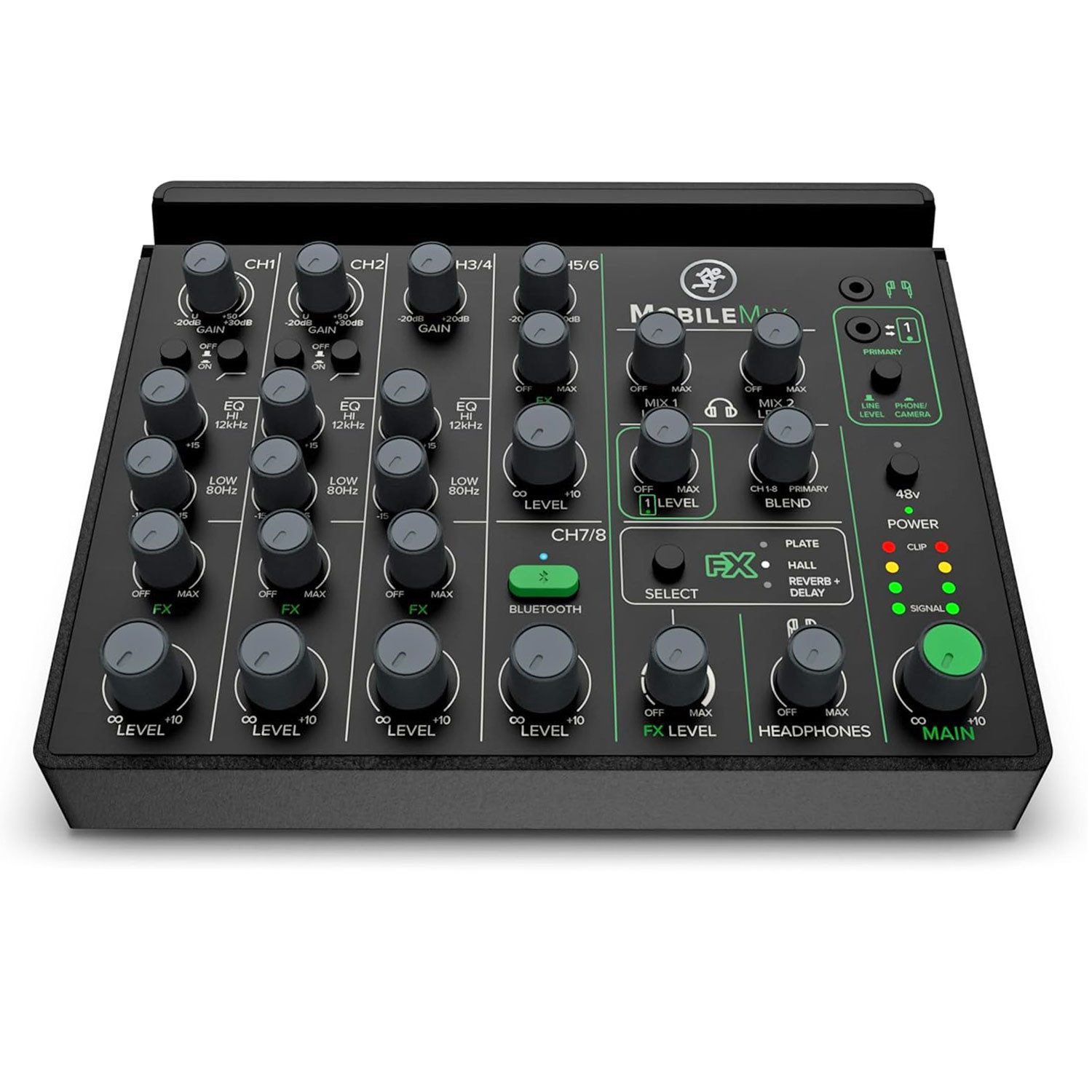 Mackie Mischpult MobileMix 8-Kanal Mixer Digitales Aufnahmegerät