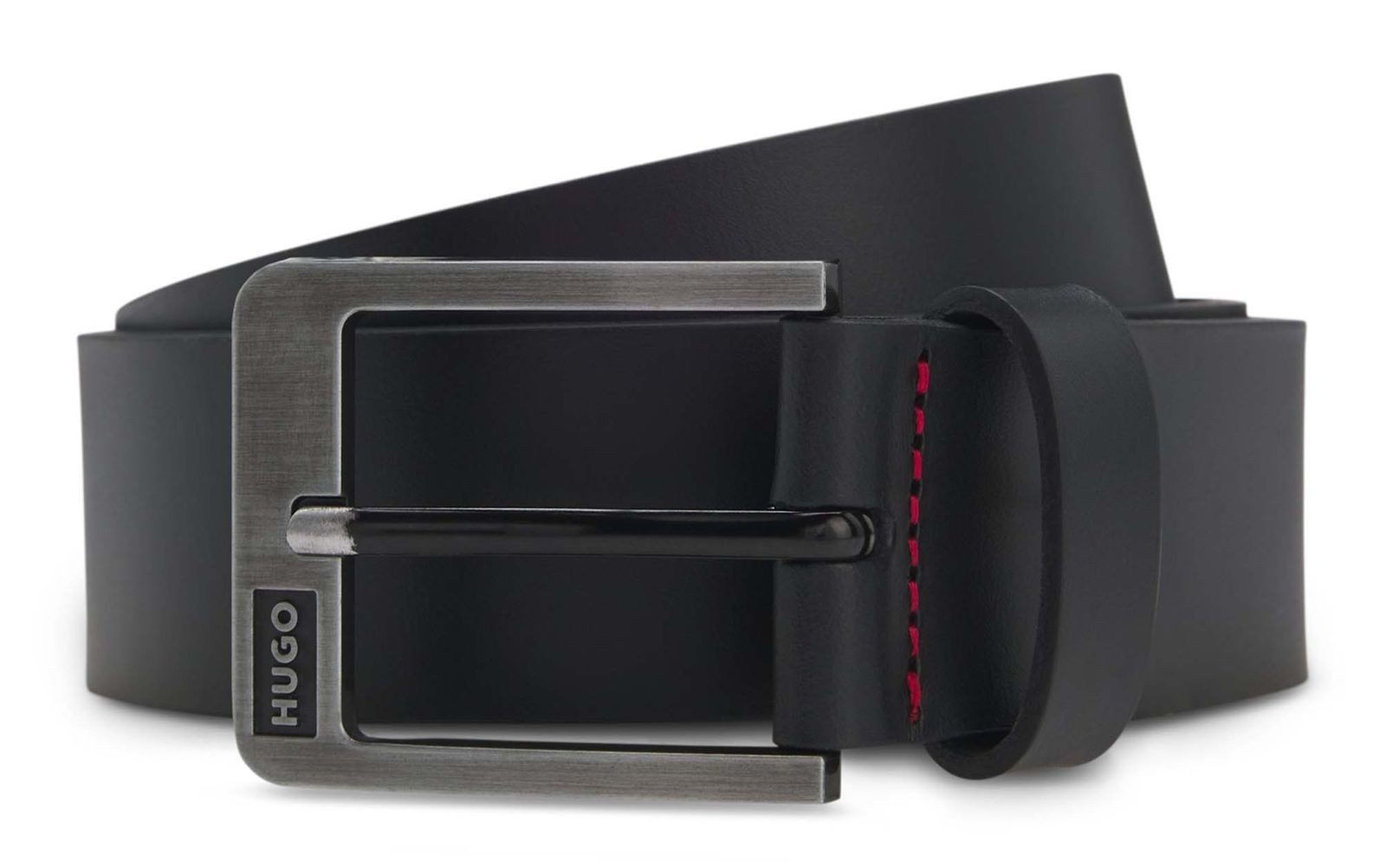 HUGO Ledergürtel Grover_Sz35 Belt aus echtem Büffelleder günstig online kaufen