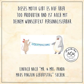 Mr. & Mrs. Panda T-Shirt Maus Pinguin Geburtstag - Weiß - Geschenk, Happy Birthday, Schlafshir (1-tlg)