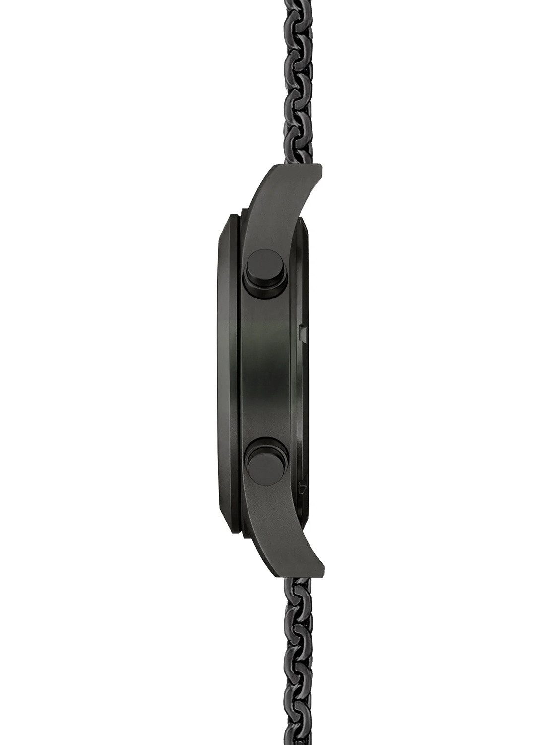 KHS Digitaluhr Herren-Platoon Schwarz mit Meshband