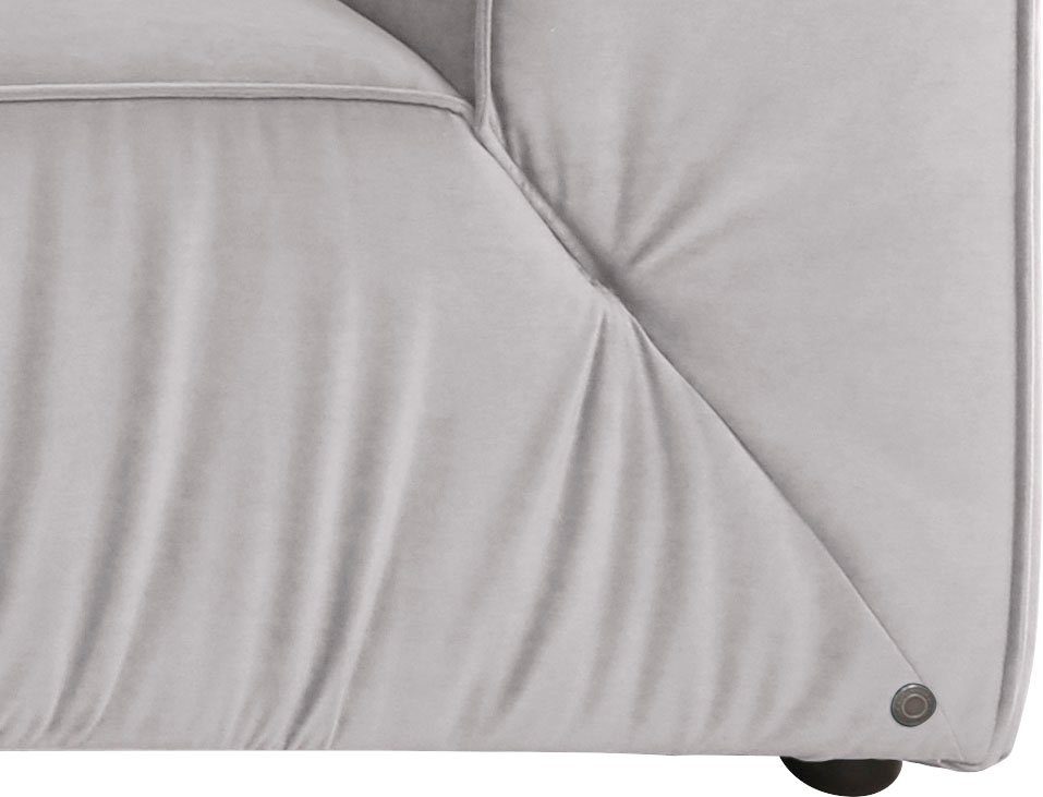 Big-Sofa Sitztiefenverstellung, 129 2 cm TAILOR CUBE, Breiten, wahlweise in mit Tiefe BIG TOM HOME