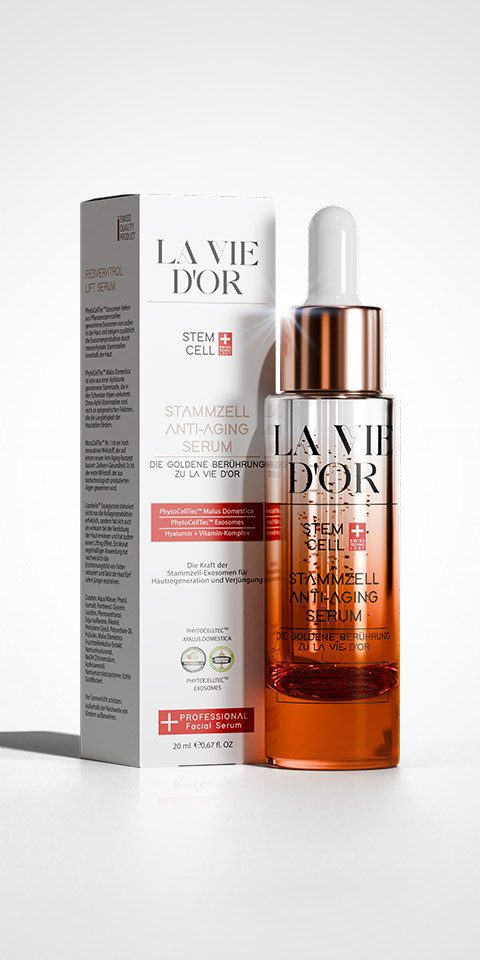 La Vie D'Or Gesichtsserum LaVieDor Anti-Aging Stammzell Gesichtsserum mit Hyaluronsäure, 1-tlg.