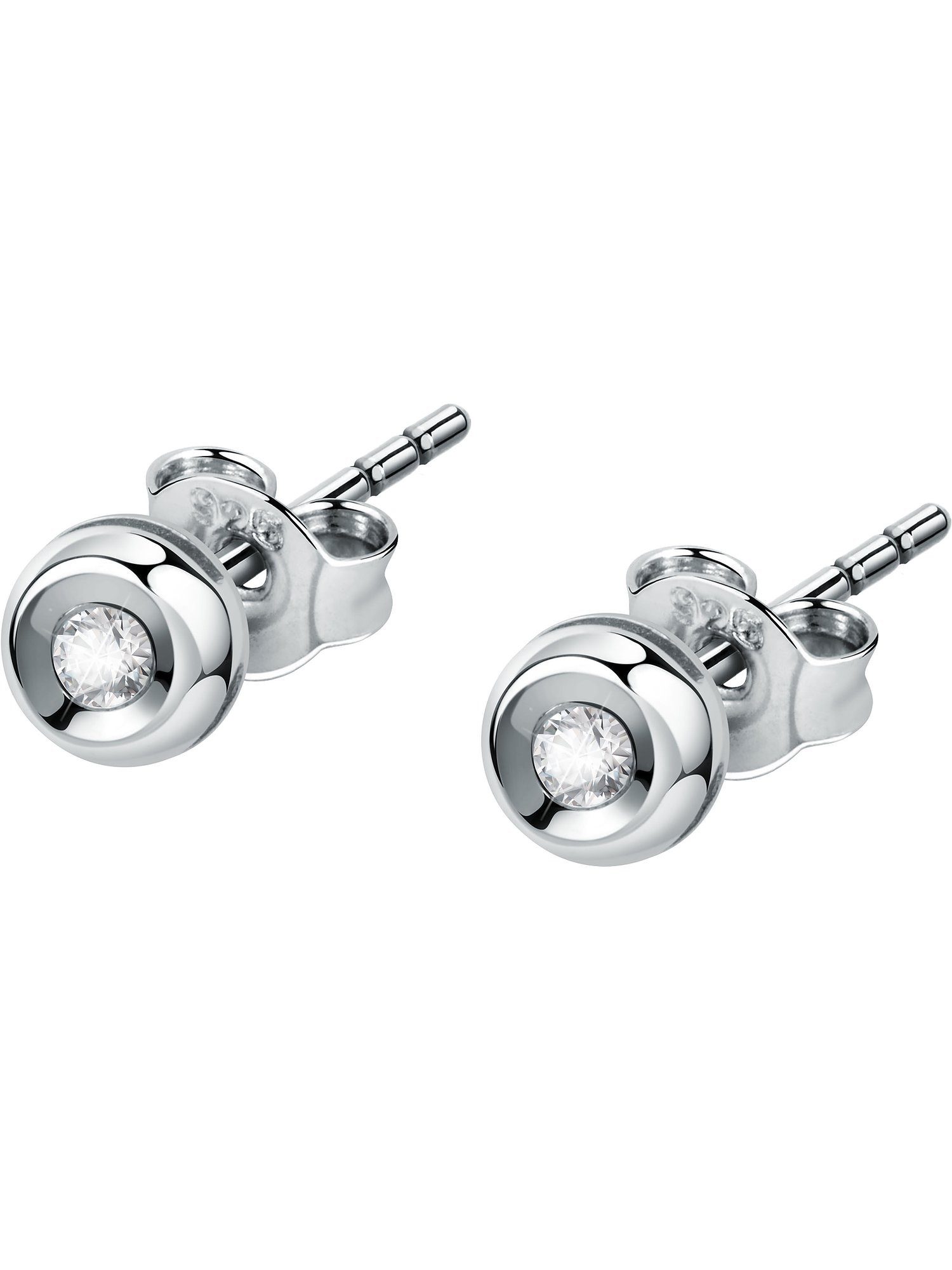 CHRIST Paar Ohrstecker CHRIST Damen-Ohrstecker 375er Weißgold 2 Diamant