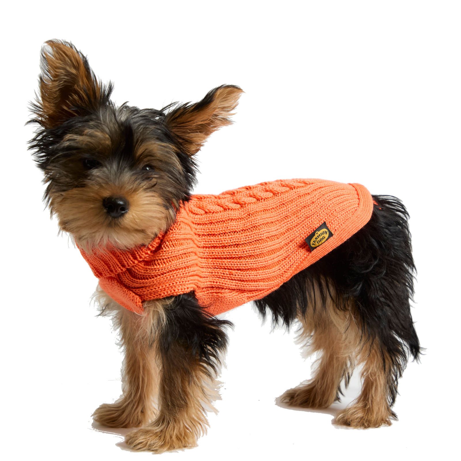 Fashion Dog Hundepullover Hundepullover aus Merinowollmischung, orange