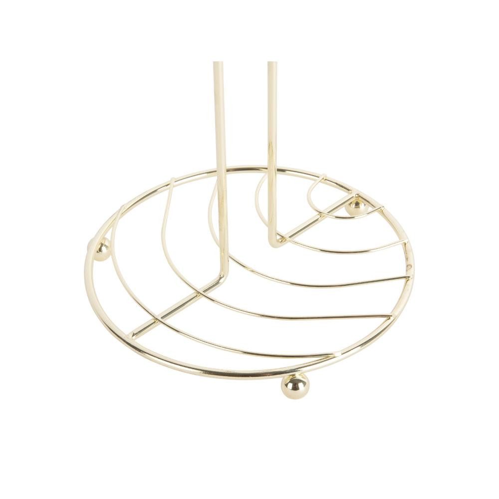 Present Time Küchenrollenhalter Küchenrollenhalter Wired Metal Gold Plated (34x15cm)