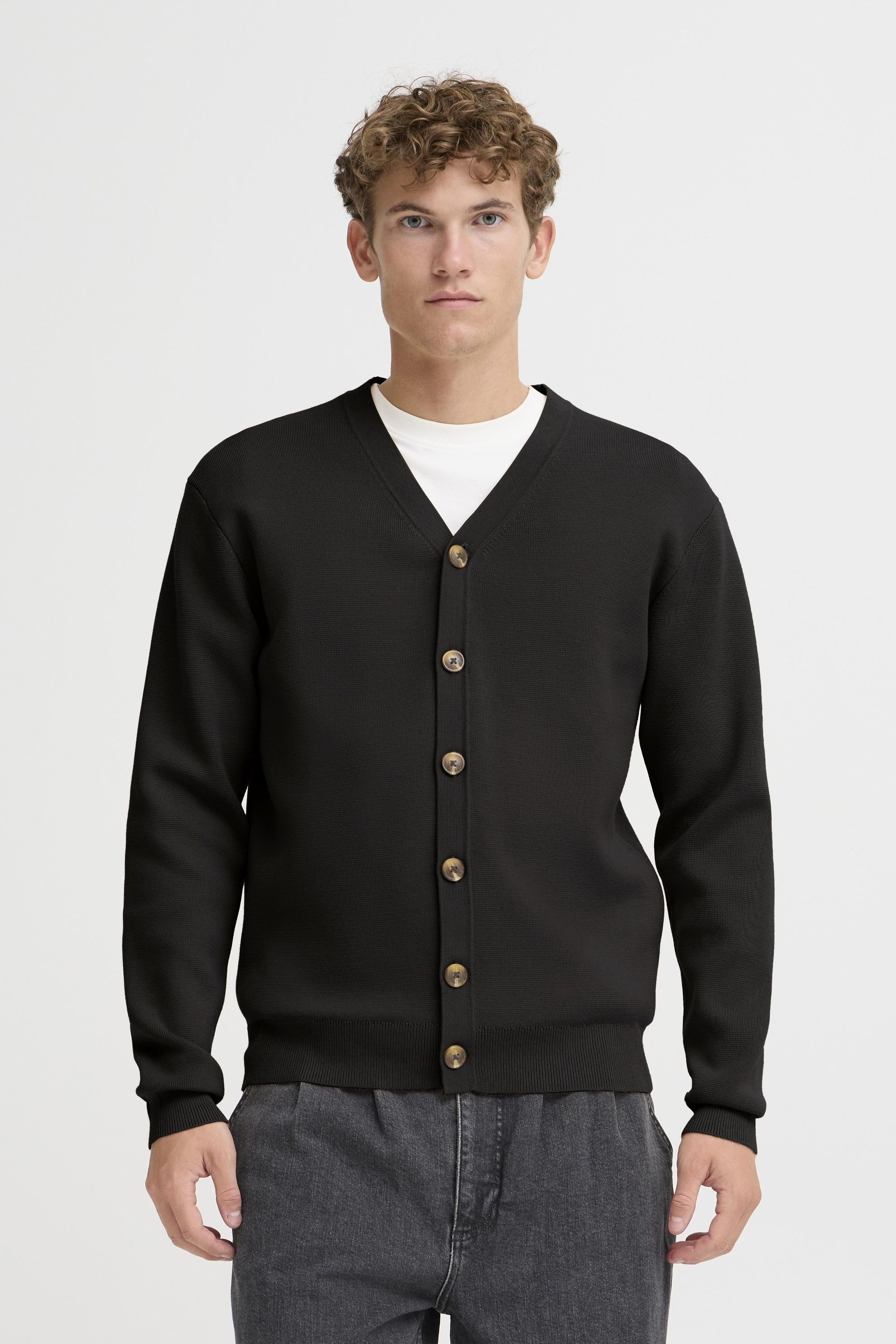 Casual Friday Strickjacke CFAgnar Modischer Cardigan Vintage Style