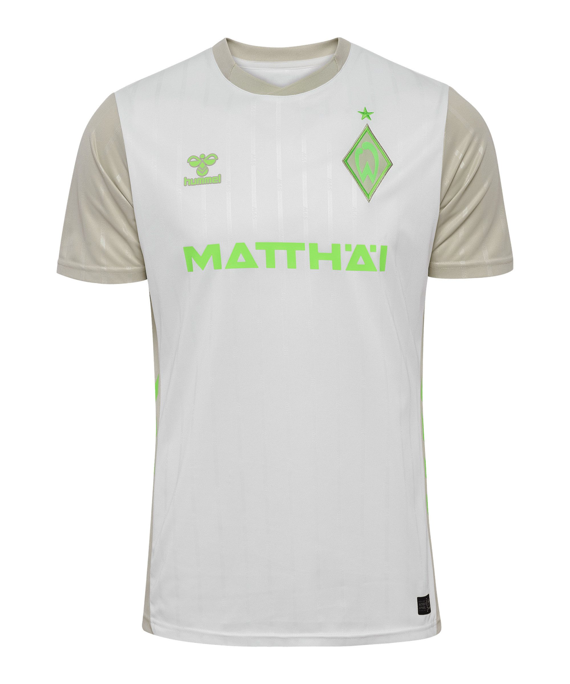 hummel Fußballtrikot Hummel SV Werder Bremen Trikot Away 2025/2026 Weiß 1. Bundesliga