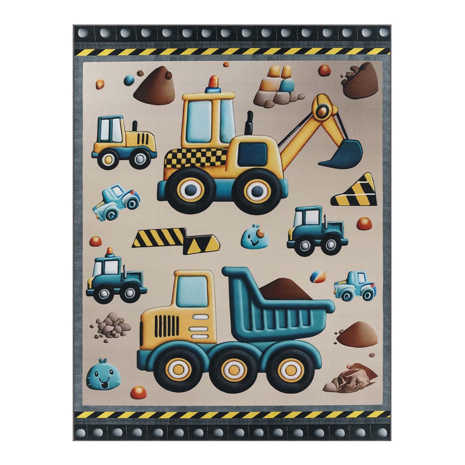 TaraCarpet Kinderteppich Fresh Kids Fahrzeuge, rechteckig, Höhe: 5 mm, Kind günstig online kaufen