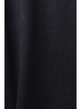 Esprit T-Shirt Slub-T-Shirt aus Baumwolle mit Logo (1-tlg)