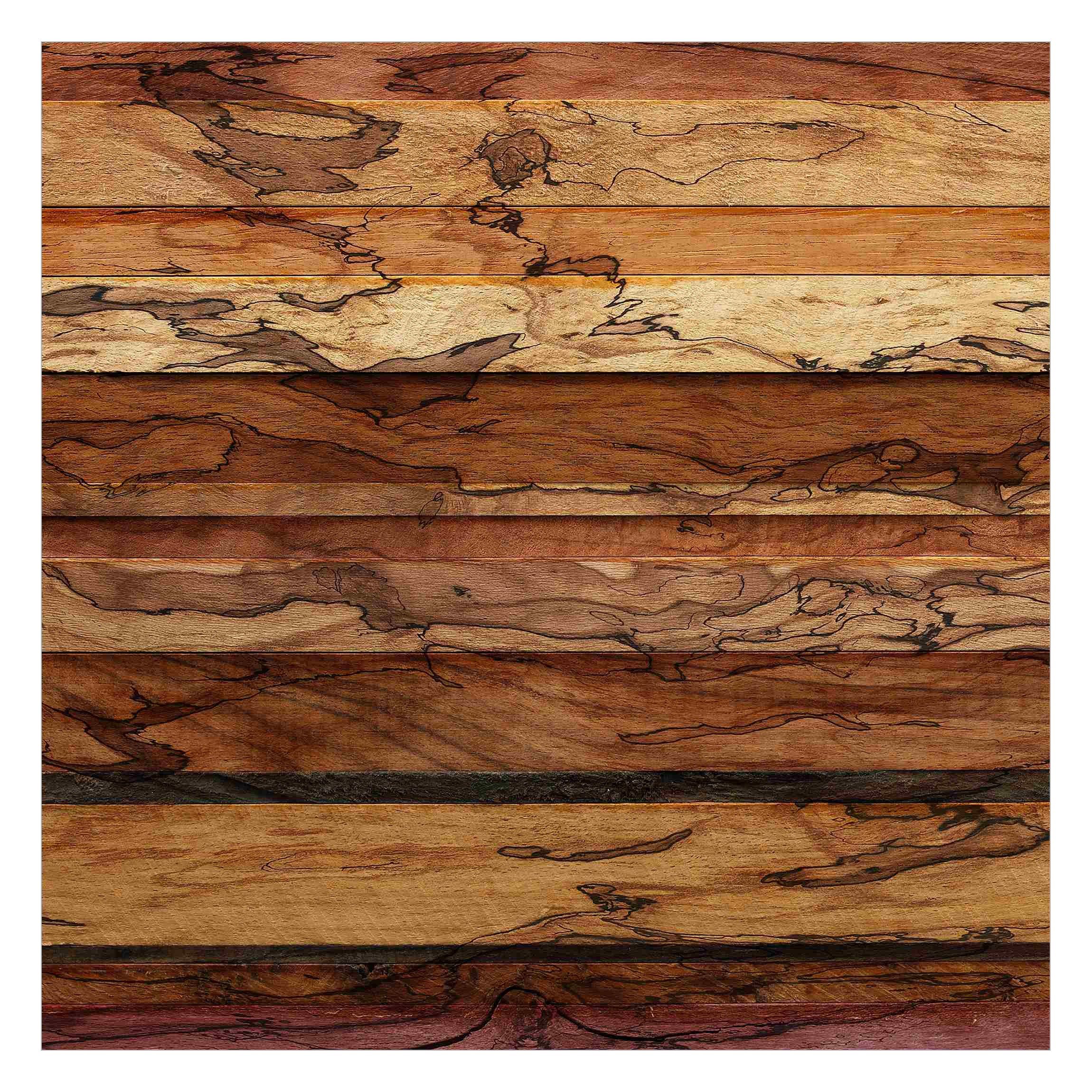 Bilderdepot24 Vliestapete Holzoptik Holzwand Bretter Muster 3D-Effekt Moder günstig online kaufen