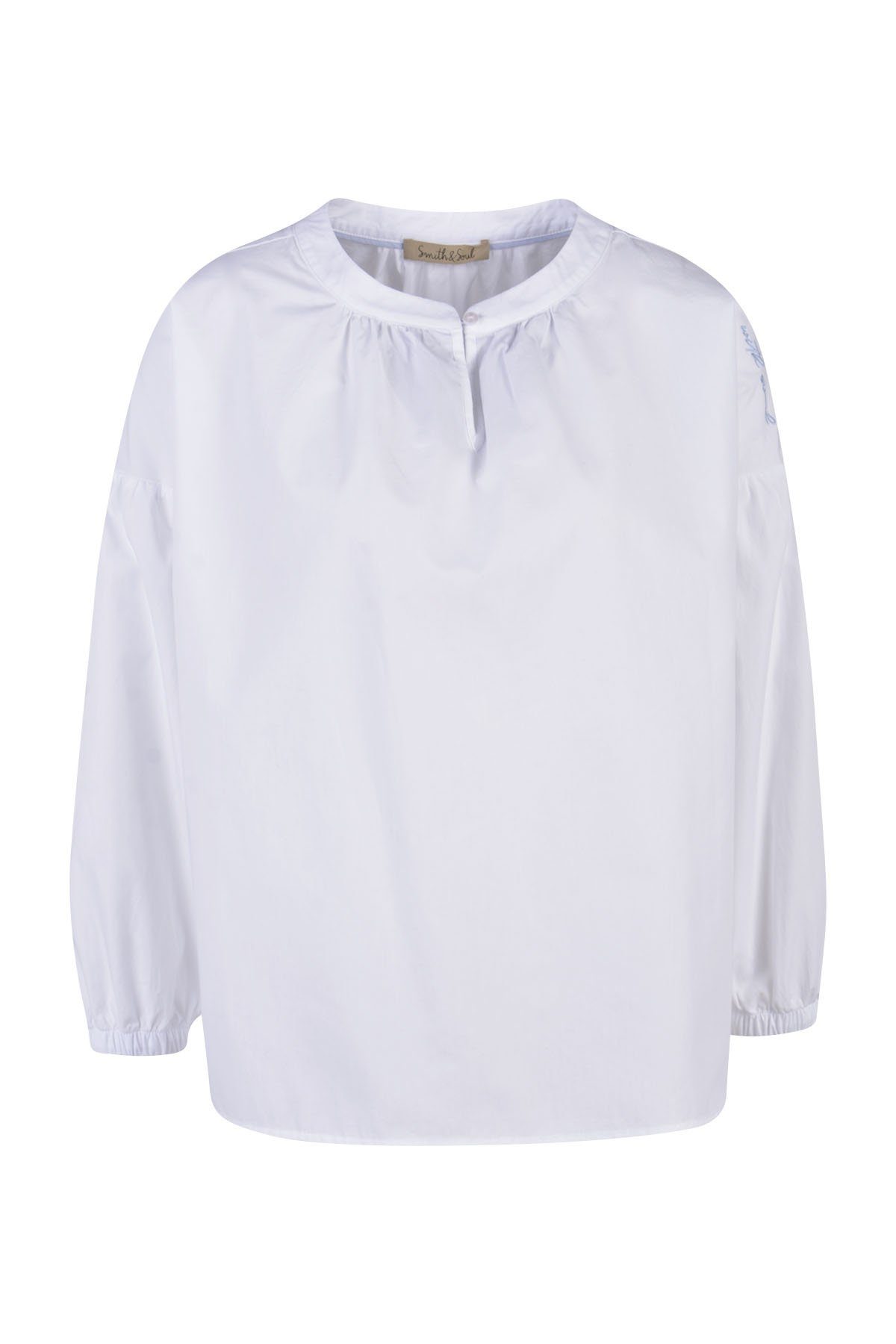 Smith & Soul Langarmbluse Dropped Shoulder Cotten Blouse