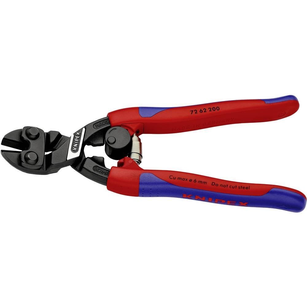 Knipex Bolzenschneider Kraft-Bündigschneider für Weichmetall und Kunststoff 72 62 200