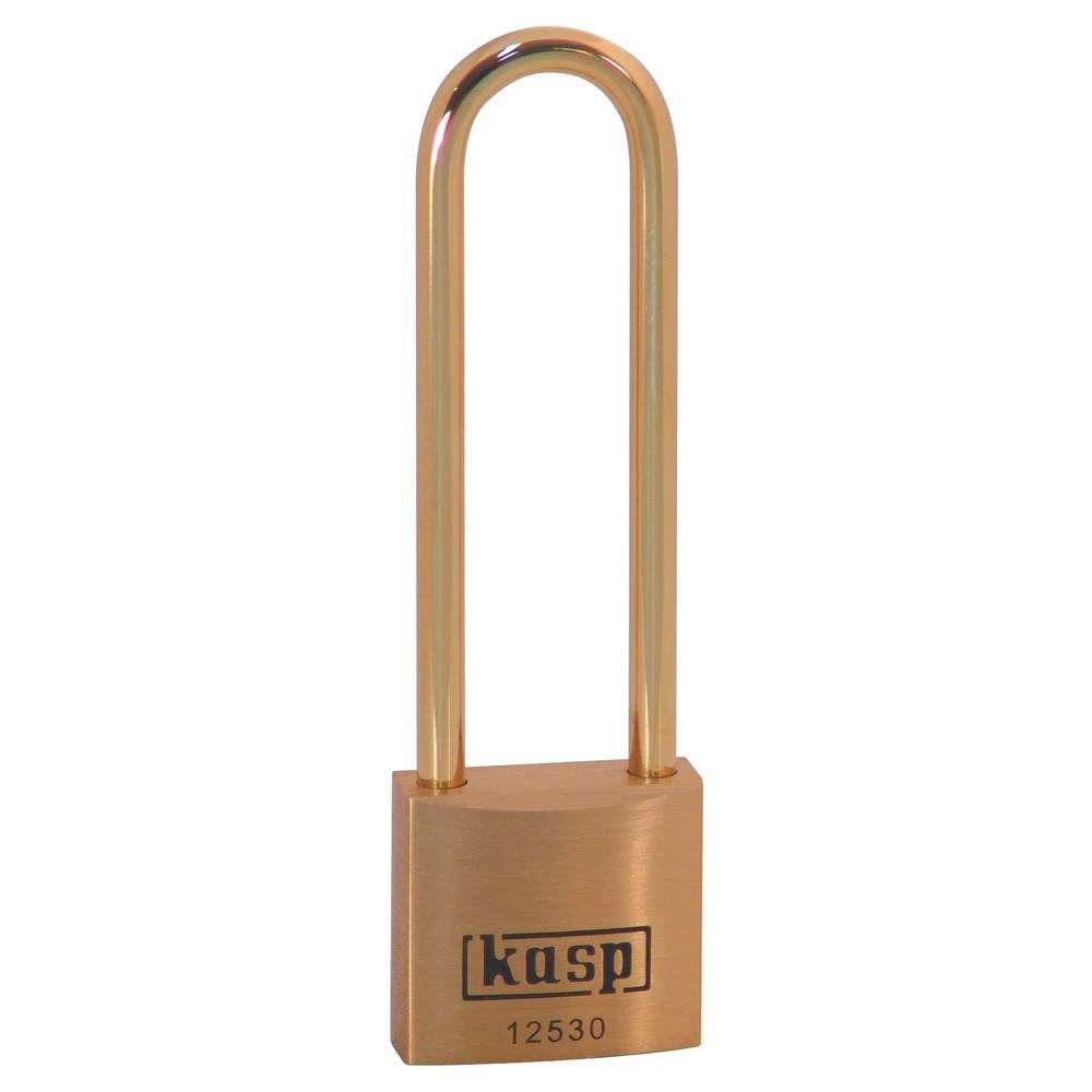 Kasp Vorhängeschloss Vorhängeschloss, Messing Premium, 30x70 mm, hoher K12530L70BD