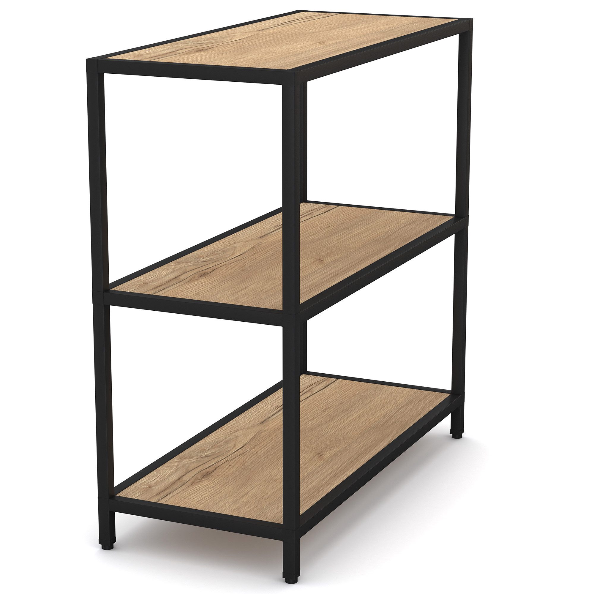 ASSMANN Büromöbel Standregal Cubas, 80x36x82cm, einfache Montage, für Büro und Homeoffice, TÜV-zertifiziert, Blauer Engel, FEMB Level 3