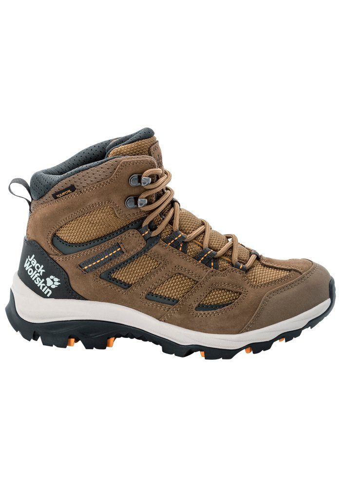 Jack Wolfskin VOJO 3 TEXAPORE MID W Wanderschuh, Griffiges Profil,  Komfortable Passform