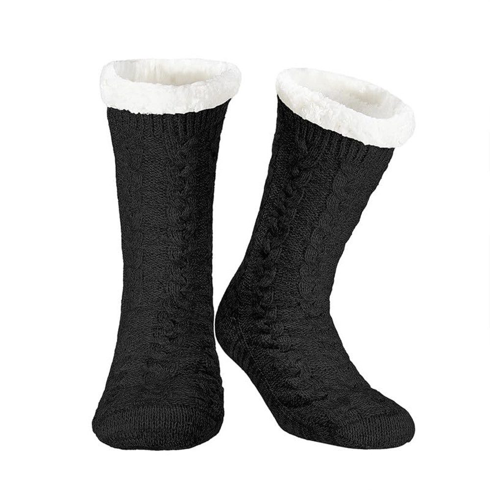 Cachito Kuschelsocken Weihnachtssocken Thermosocken -Herren Kuschelsocken Haussocken 39-45 Geschenke für Familie oder Freunde zu Weihnachten und Neujahr