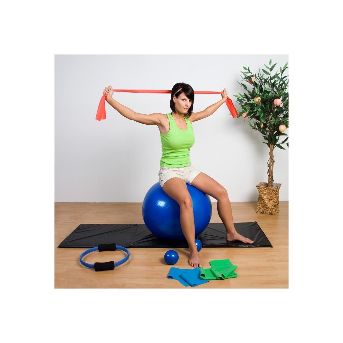 MOVIT Sportanzug 7-teiliges Yoga-Set, Gymnastikball, Pilates-Ring günstig online kaufen