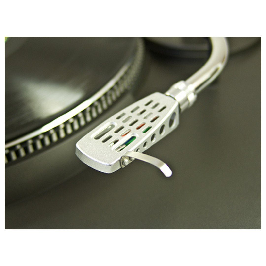 Analogis HS-12 Headshell porta testina con cavi audio per giradischi attacco EIA