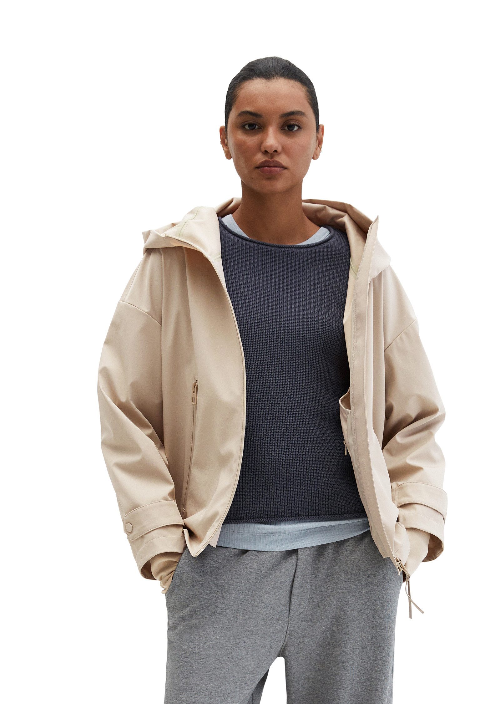 Marc O'Polo Outdoorjacke aus wasserdichtem Nylon-Stretch