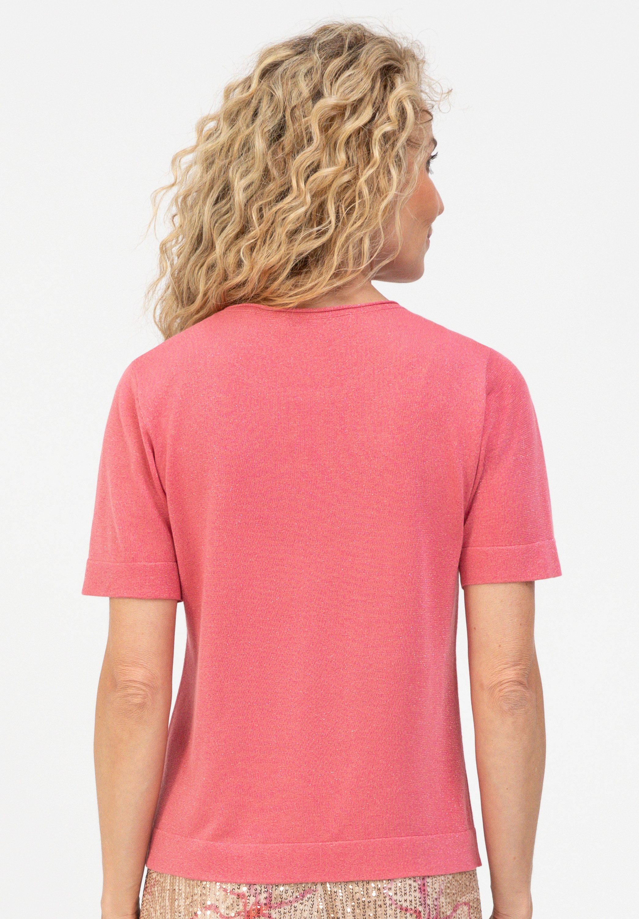bianca Strickpullover RABEA in dezent schimmernden Feinstrick