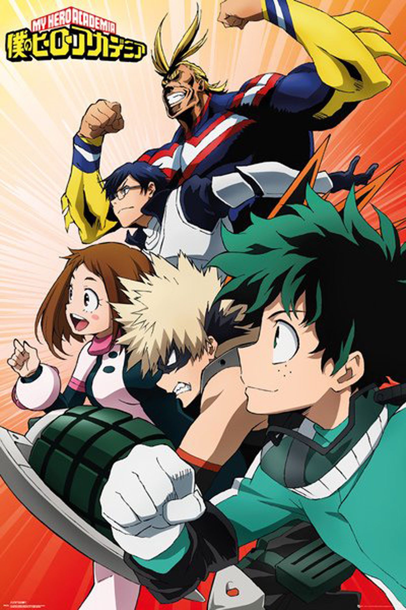 Poster My Hero Academia - Плакат - Heroes Collage