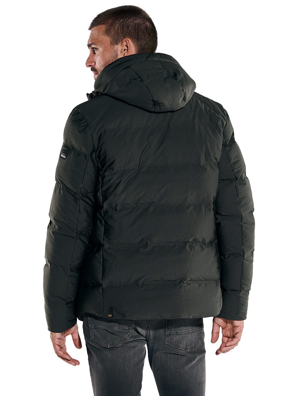 emilio adani Kurzjacke emilio adani Herren Steppjacke slim fit, Oliv günstig online kaufen