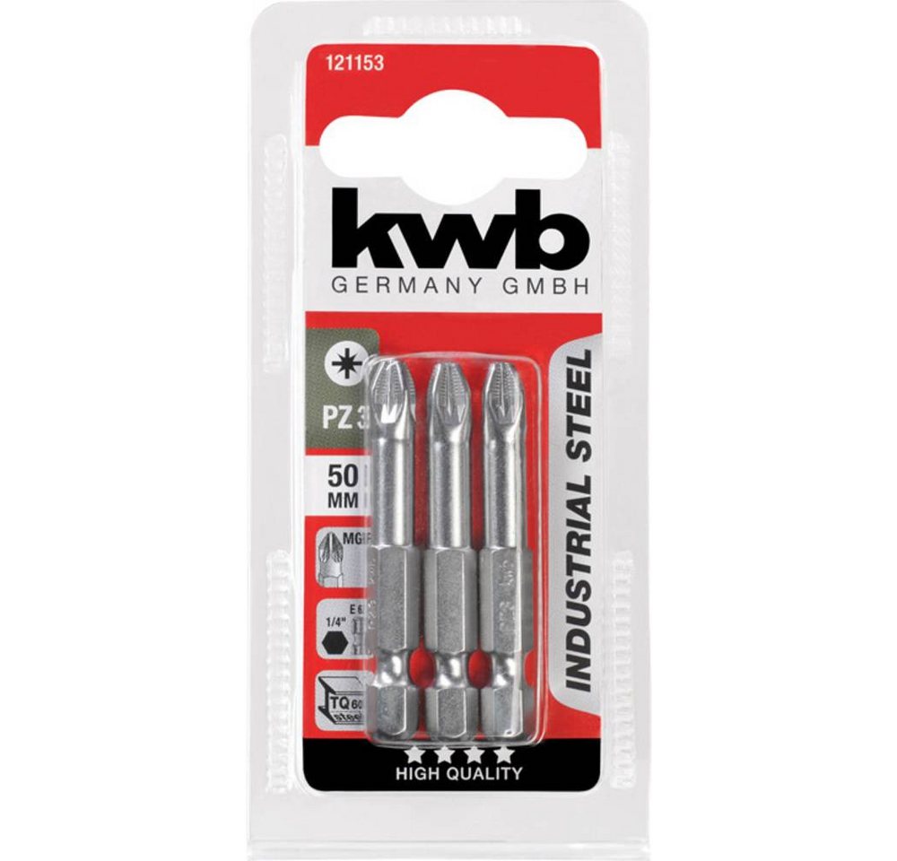Thumbnail - kwb Kreuzschlitz-Bit INDUSTRIAL STEEL Bits, 50 mm, PZ 3