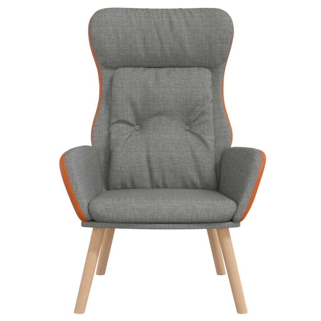 vidaXL Sessel Relaxsessel Hellgrau Stoff und günstig online kaufen